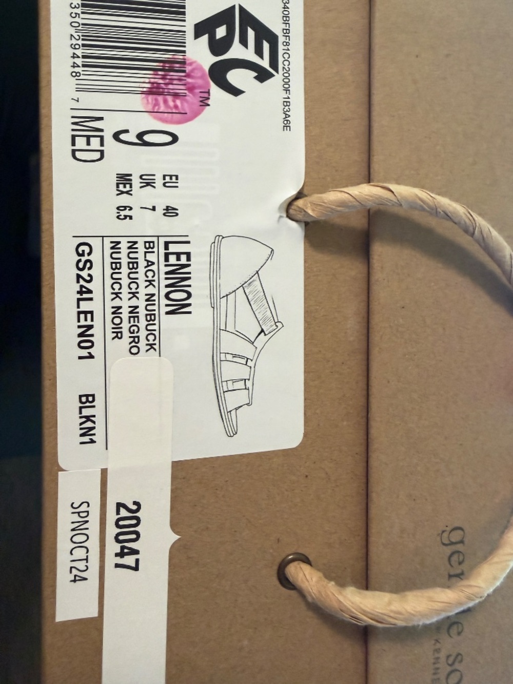 NIB Gentle Souls Lennon Sandal in Black size 9 - Picture 8 of 9